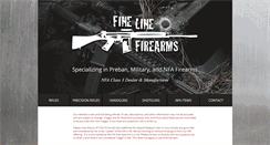 Desktop Screenshot of finelinefirearms.com